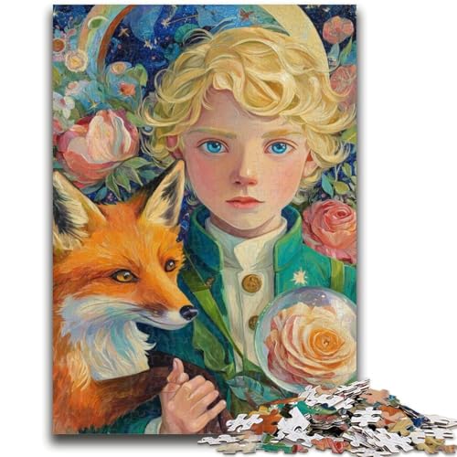 Puzzle für Teenager, 1000 Teile, Der kleine Prinz und der Fuchs, anspruchsvolles Spiel, Geschenke für die ganze Familie (75x50cm) von GKJPOXZJ