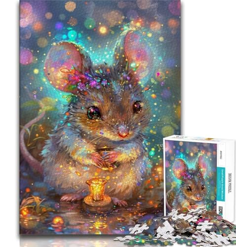 Puzzle für Teenager, 1000 Teile, Fantasy-Maus, Lernspiele, Heimdekoration, Lernspiel für Geburtstag, Weihnachten, 38x26cm von GKJPOXZJ