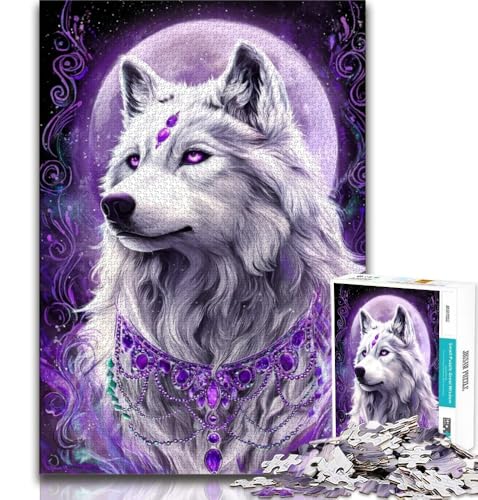 Puzzle für Teenager, 1000 Teile, Fantasy-Wolf, Spielzeug, Lernspiele, Stressabbau, tolle Geschenke und Spielzeuge, 75x50cm Puzzle für Teenager, 1000 Teile, Fantasy-Wolf, Spielzeug, Lernspiele, Stressabbau, tolle Geschenke und Spielzeuge, 75x50cm von GKJPOXZJ