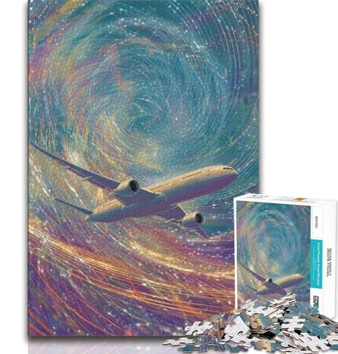 Puzzle für Teenager, 1000 Teile, Farbflugzeug, anspruchsvolles Spiel und Familienspiel, Geburtstagsgeschenk, Geschenke, Wandkunst, 38x26cm Puzzle für Teenager, 1000 Teile, Farbflugzeug, anspruchsvolles Spiel und Familienspiel, Geburtstagsgeschenk, Geschenke, Wandkunst, 38x26cm von GKJPOXZJ