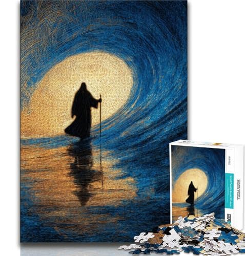 Puzzle für Teenager, 1000 Teile, Jesus, Stressabbau, schwierige Herausforderung, einzigartige Heimdekoration und Geschenke, 75x50cm Puzzle für Teenager, 1000 Teile, Jesus, Stressabbau, schwierige Herausforderung, einzigartige Heimdekoration und Geschenke, 75x50cm von GKJPOXZJ