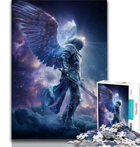 Puzzle für Teenager, 1000 Teile, Ritter, Spielzeug, Lernspiele, Stressabbau, tolle Geschenke und Spielzeuge, 75x50cm von GKJPOXZJ