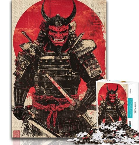 Puzzle für Teenager, 1000 Teile, Samurai, Spielzeug, Lernspiele, Stressabbau, tolle Geschenke und Spielzeuge, 38x26cm von GKJPOXZJ