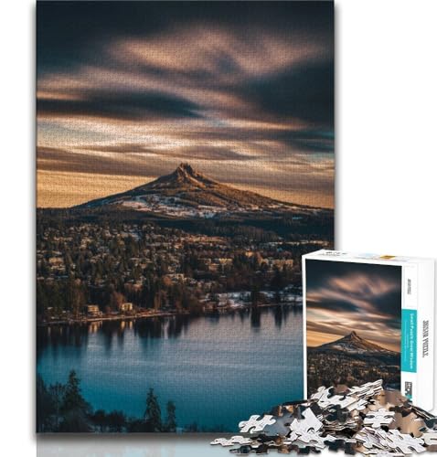 Puzzle für Teenager, 1000 Teile, Schöne Berge und Seen, Familienunterhaltungsspielzeug ganze Familie, 38x26cm Puzzle für Teenager, 1000 Teile, Schöne Berge und Seen, Familienunterhaltungsspielzeug ganze Familie, 38x26cm von GKJPOXZJ