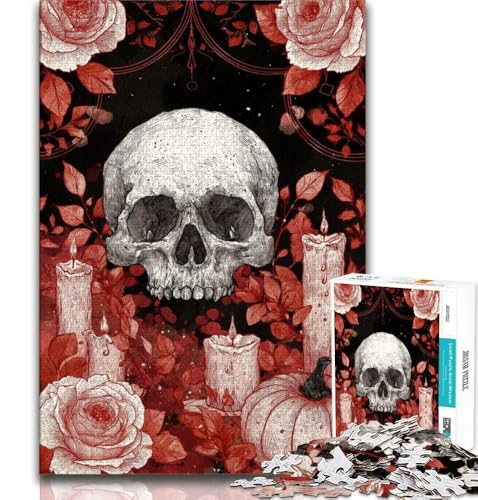 Puzzle für Teenager, 1000 Teile, Skelettkunst, Spielzeug, Lernspiele, Stressabbau, tolle Geschenke und Spielzeuge, 75x50cm von GKJPOXZJ