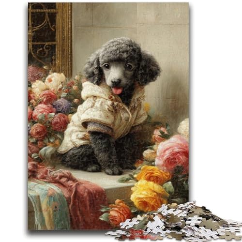 Puzzle für Teenager, 1000 Teile, Teddy-Welpen-Puzzle für Erwachsene, Lernspiele, Wanddekoration, einzigartige Geburtstags (50x75cm) von GKJPOXZJ