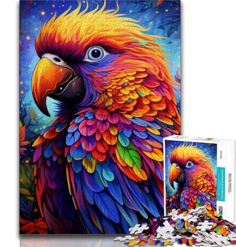 Puzzle für Teenager, 1000 Teile, Tiere, Vögel, Papageien, pädagogisches Spielzeug zum Stressabbau, ganze Familie, 38x26cm Puzzle für Teenager, 1000 Teile, Tiere, Vögel, Papageien, pädagogisches Spielzeug zum Stressabbau, ganze Familie, 38x26cm von GKJPOXZJ