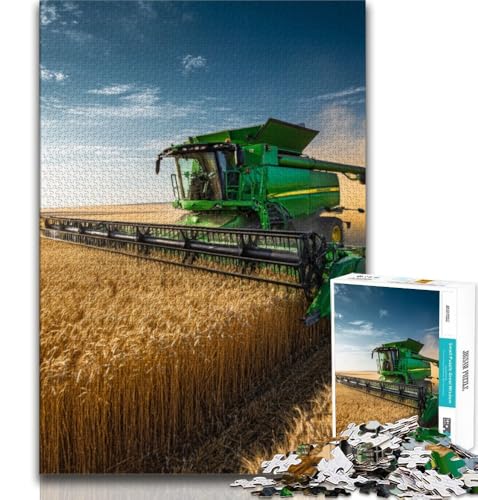 Puzzle für Teenager, 1000 Teile, Traktor, anspruchsvolles Spiel und Familienspiel, Eltern-Kind-Interaktion, 75x50cm von GKJPOXZJ