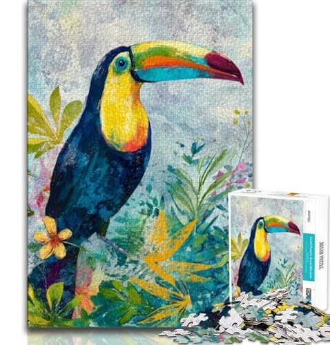 Puzzle für Teenager, 1000 Teile, Tukan, Spielzeug, Lernspiele, Stressabbau, tolle Geschenke und Spielzeuge, 38x26cm von GKJPOXZJ