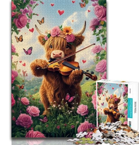 Puzzle für Teenager, 1000 Teile, Yak, anspruchsvolles Spiel und Familienspiel, Eltern-Kind-Interaktion, 75x50cm von GKJPOXZJ