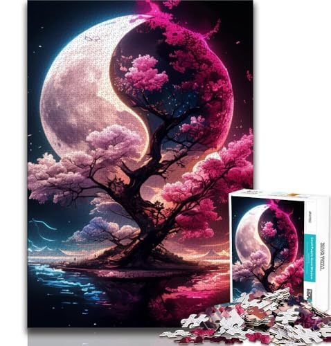 Puzzle für Teenager, 1000 Teile, Yin-Yang-Kirschblütenbaum, Spielzeug, Lernspiele, Stressabbau, Künstlersammlung, Bildende Kunst, 75x50cm Puzzle für Teenager, 1000 Teile, Yin-Yang-Kirschblütenbaum, Spielzeug, Lernspiele, Stressabbau, Künstlersammlung, Bildende Kunst, 75x50cm von GKJPOXZJ