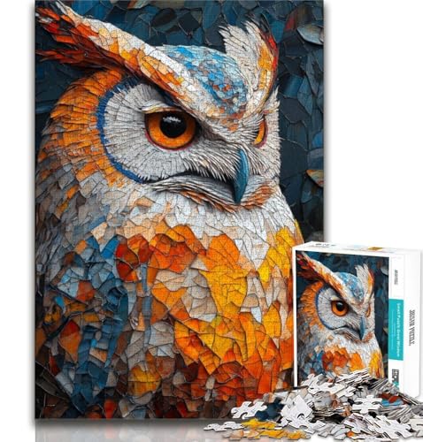 Puzzle für Teenager, 1000 Teile, geheimnisvolle Eule, Spielzeug, Lernspiele, Stressabbau, tolle Geschenke und Spielzeuge, 75x50cm von GKJPOXZJ
