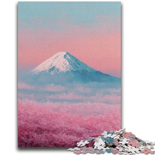 Puzzle für Teenager, 1000 Teile, japanische Landschaftsmalerei, 1000 Teile für Teenager, anspruchsvolles Spiel, Geschenke für die ganze Familie (50x75cm) von GKJPOXZJ