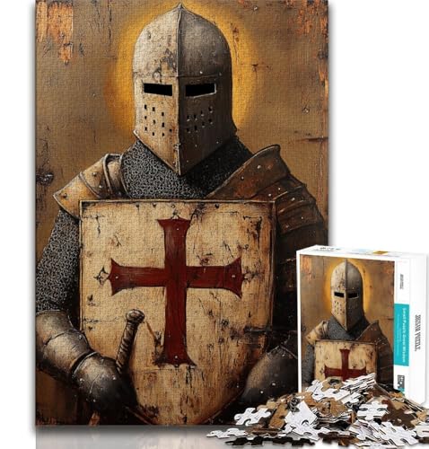 Puzzle für Teenager, 1000 Teile, mittelalterliche Ritter, Spielzeug, Lernspiele, Stressabbau, tolle Geschenke und Spielzeuge, 38x26cm Puzzle für Teenager, 1000 Teile, mittelalterliche Ritter, Spielzeug, Lernspiele, Stressabbau, tolle Geschenke und Spielzeuge, 38x26cm von GKJPOXZJ