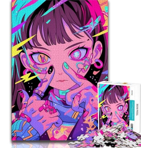 Puzzle für Teenager, 1000 Teile, psychedelische Kunst, Lernspiele, Heimdekoration, ganze Familie, 38x26cm Puzzle für Teenager, 1000 Teile, psychedelische Kunst, Lernspiele, Heimdekoration, ganze Familie, 38x26cm von GKJPOXZJ