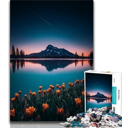 Puzzle für Teenager, 1000 Teile, schöne Berge und Seen, Lernspiele, Heimdekoration, ganze Familie, 38x26cm Puzzle für Teenager, 1000 Teile, schöne Berge und Seen, Lernspiele, Heimdekoration, ganze Familie, 38x26cm von GKJPOXZJ