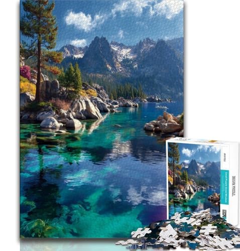 Puzzle für Teenager, 1000 Teile, schöne Berge und Seen, Lernspiele, Heimdekoration, ganze Familie, 38x26cm Puzzle für Teenager, 1000 Teile, schöne Berge und Seen, Lernspiele, Heimdekoration, ganze Familie, 38x26cm von GKJPOXZJ