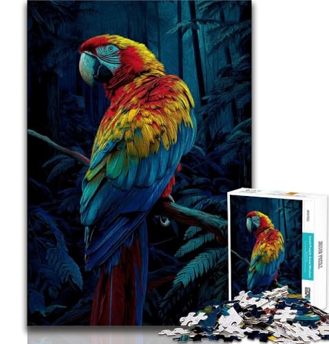 Puzzle für Teenager, 1000 Teile, schöner Papagei, anspruchsvolles Spiel und Familienspiel, Eltern-Kind-Interaktion, 75x50cm Puzzle für Teenager, 1000 Teile, schöner Papagei, anspruchsvolles Spiel und Familienspiel, Eltern-Kind-Interaktion, 75x50cm von GKJPOXZJ