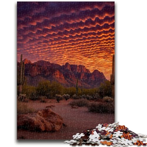 Puzzle für Teenager, 1000 Teile, wunderschöne Bergfluss-Puzzles für Erwachsene, ganze Familie ab 14 Jahren (26x38cm) von GKJPOXZJ