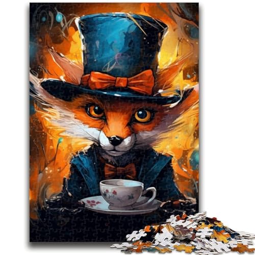 Puzzle für Teenager, 1000 Tierfüchse, Teenager-Puzzles, anspruchsvolles Spiel, ganze Familie (75x50cm) von GKJPOXZJ