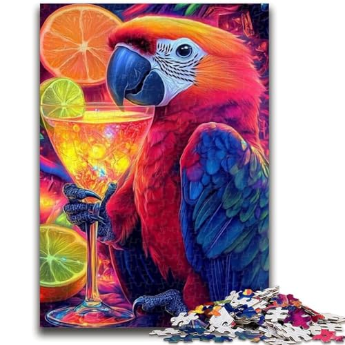 Puzzle für Teenager, 1000 Tierpapagei-Puzzles für Teenager, anspruchsvolles Spiel, ganze Familie (75x50cm) von GKJPOXZJ