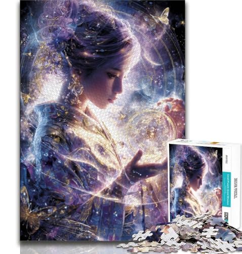 Puzzle für Teenager, 1000 japanische Ninja-Kriegerinnen, Lernspiele, Heimdekoration, Lernspiel für Geburtstag, Weihnachten, 38x26cm von GKJPOXZJ