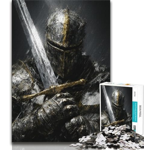 Puzzle für Teenager, 1000 mittelalterliche Ritter, Lernspiele, Heimdekoration, Lernspiel für Geburtstag, Weihnachten, 75x50cm von GKJPOXZJ