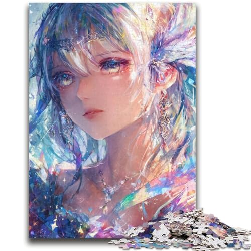 Puzzle für Teenager, 1000-teiliges Anime-Mädchen-Puzzle für Erwachsene, ganze Familie ab 14 Jahren (50x75cm) von GKJPOXZJ