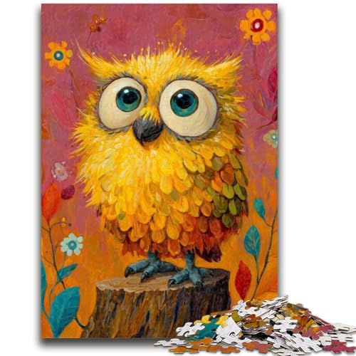 Puzzle für Teenager, 1000-teiliges Baby-Eulen-Puzzle für Erwachsene, ganze Familie ab 14 Jahren (26x38cm) von GKJPOXZJ