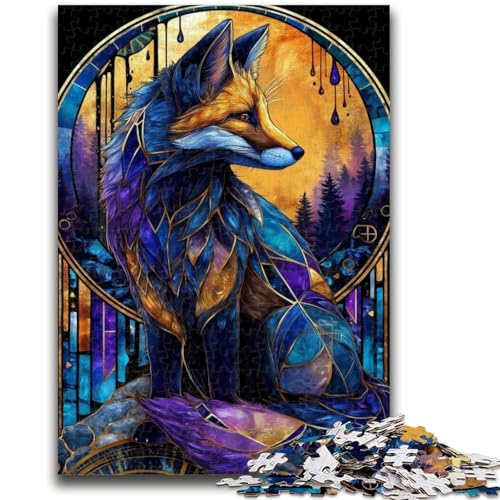 Puzzle für Teenager, 1000-teiliges Fantasy-Fuchs-Puzzle für Erwachsene, ganze Familie ab 14 Jahren (26x38cm) von GKJPOXZJ