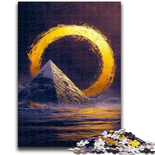 Puzzle für Teenager, 1000-teiliges Golden Mountain-Puzzle für Erwachsene, ganze Familie ab 14 Jahren (26x38cm) von GKJPOXZJ