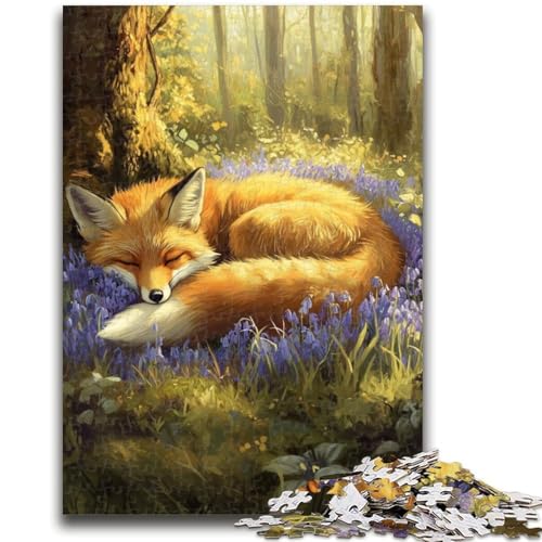 Puzzle für Teenager, 1000-teiliges Waldfuchs-Puzzle für Erwachsene, ganze Familie ab 14 Jahren (50x75cm) von GKJPOXZJ