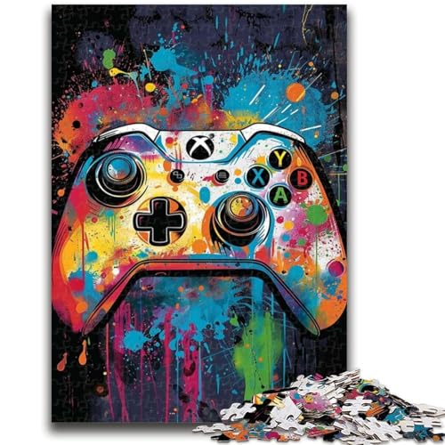 Puzzle für Teenager, Graffiti-Puzzle, 1000 Teile, anspruchsvolles Spiel, ganze Familie (75x50cm) von GKJPOXZJ