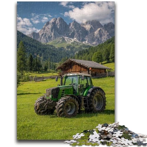 Puzzle für Teenager, Traktor, 1000 Teile, anspruchsvolles Spiel, ganze Familie (38x26cm) von GKJPOXZJ