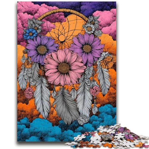 Puzzle für Teenager, Traumfänger, 1000 Teile, anspruchsvolles Spiel, ganze Familie (75x50cm) von GKJPOXZJ