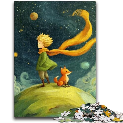 Puzzle für Teenager Der kleine Prinz, 1000-teiliges Puzzle, anspruchsvolles Spiel, ganze Familie (38x26cm) von GKJPOXZJ
