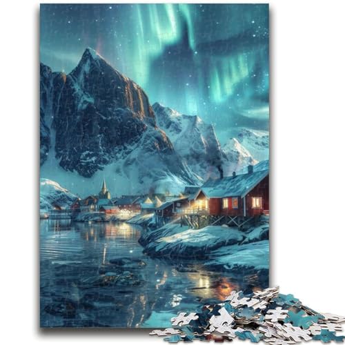 Puzzle mit 1000 Teilen für Erwachsene, Geschenke „Aurora Cabin“, 1000 Teile für Teenager, lustige Spiele, jedes Teil ist einzigartig – anspruchsvolles Familienspiel (26x38cm) von GKJPOXZJ