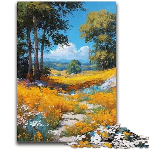 Puzzle mit 1000 Teilen für Erwachsene, Malpuzzle für Teenager, ganze Familie, geeignet für Kinder ab 14 Jahren (26x38cm) von GKJPOXZJ