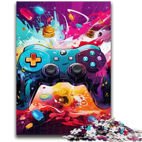 Puzzle mit 1000 Teilen für Erwachsene, buntes Spiel mit 1000 Teilen für Teenager, Quizspiel, Wanddekoration, einzigartige Geburtstags (50x75cm) von GKJPOXZJ