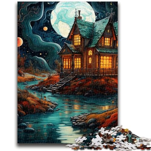 Puzzle mit 1000 Teilen für Erwachsene, farbenfrohes Spiel, Puzzle für Erwachsene, anspruchsvolles Spiel, Geschenke, ganze Familie (50x75cm) von GKJPOXZJ