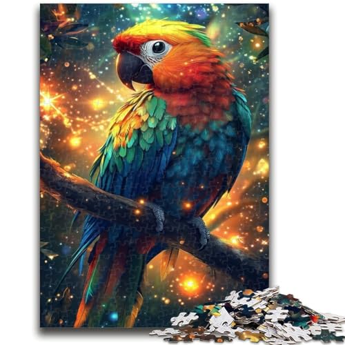 Puzzle mit 1000 Teilen für Teenager, Dschungelpapagei-Puzzles für Erwachsene, Lernspiel-Herausforderung, Spielzeug-Deal als Geschenk für die ganze Familie (26x38cm) von GKJPOXZJ