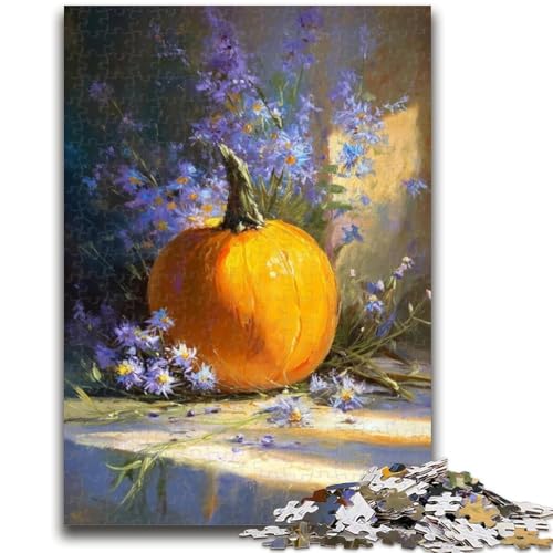 Puzzle mit 1000 Teilen für Teenager, Geschenke, Kürbis, 1000-teiliges Puzzle, Lernspiele, Heimdekoration, Geburtstagsgeschenk, Geschenke, Wandkunst (26x38cm) von GKJPOXZJ