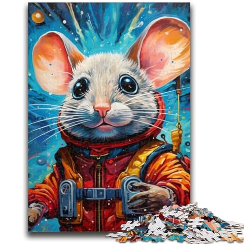 Puzzle mit 1000 Teilen für Teenager, Geschenke für Kunst-Tiermaus, 1000-teiliges Puzzle, pädagogisches Spielzeug zum Stressabbau, Geschenke für Freunde und Familie (75x50cm) von GKJPOXZJ