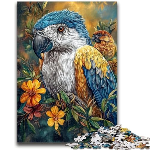 Puzzles für Erwachsene, 1000 Papageien-Puzzles, Lernspiele, Heimdekoration, geeignet für die Schreibtischdekoration (38x26cm) von GKJPOXZJ