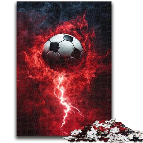 Puzzles für Erwachsene, Fußball-Sportpuzzles für Teenager, lehrreich ganze Familie (26x38cm) von GKJPOXZJ