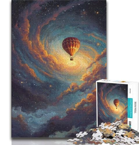 Puzzles für Erwachsene und Jugendliche, 1000-teiliges Puzzle, Heißluftballon-Ölgemälde, lebendiges und einzigartiges Design, entspannendes und herausforderndes Puzzle-Erlebnis, 38x26cm Puzzles für Erwachsene und Jugendliche, 1000-teiliges Puzzle, Heißluftballon-Ölgemälde, lebendiges und einzigartiges Design, entspannendes und herausforderndes Puzzle-Erlebnis, 38x26cm von GKJPOXZJ