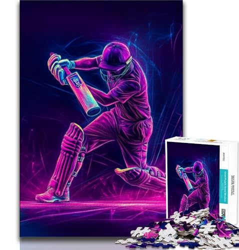 Puzzles für Erwachsene und Jugendliche, Baseballspieler-Puzzle, anspruchsvolles Spiel, ganze Familie, 38x26cm Puzzles für Erwachsene und Jugendliche, Baseballspieler-Puzzle, anspruchsvolles Spiel, ganze Familie, 38x26cm von GKJPOXZJ