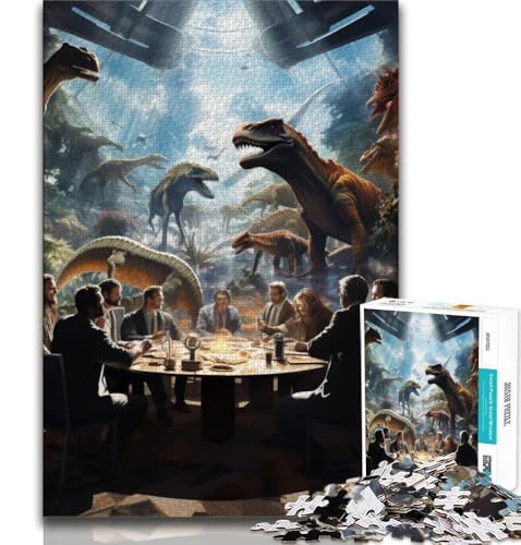 Puzzles für Erwachsene und Jugendliche, Puzzle „Dinosaurierwelt“, anspruchsvolles Spiel, ganze Familie, 38x26cm Puzzles für Erwachsene und Jugendliche, Puzzle „Dinosaurierwelt“, anspruchsvolles Spiel, ganze Familie, 38x26cm von GKJPOXZJ