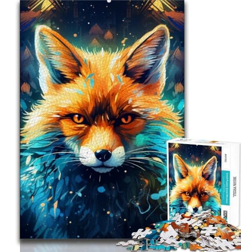 Puzzles für Erwachsene und Jugendliche, Puzzle Art Fox, anspruchsvolles Spiel, ganze Familie, 75x50cm Puzzles für Erwachsene und Jugendliche, Puzzle Art Fox, anspruchsvolles Spiel, ganze Familie, 75x50cm von GKJPOXZJ