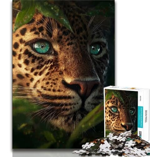 Puzzles für Erwachsene und Jugendliche, Puzzle Dschungelleopard, anspruchsvolles Spiel, ganze Familie, 38x26cm Puzzles für Erwachsene und Jugendliche, Puzzle Dschungelleopard, anspruchsvolles Spiel, ganze Familie, 38x26cm von GKJPOXZJ